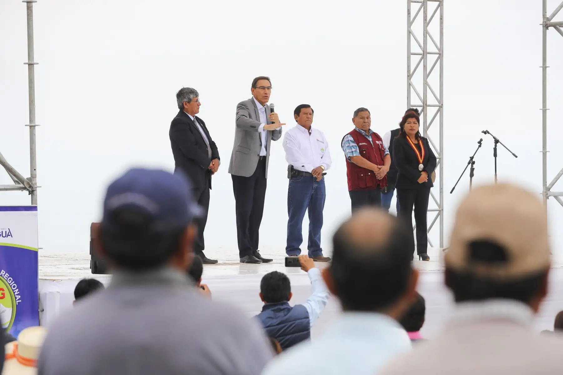 Jefe de Estado Martin Vizcarra anunció Proyecto de Rescate Arqueológico Lomas de Ilo, en el distrito El Algarrobal, en la provincia de Ilo, de la región Moquegua.Foto: ANDINA/Prensa Presidencia
