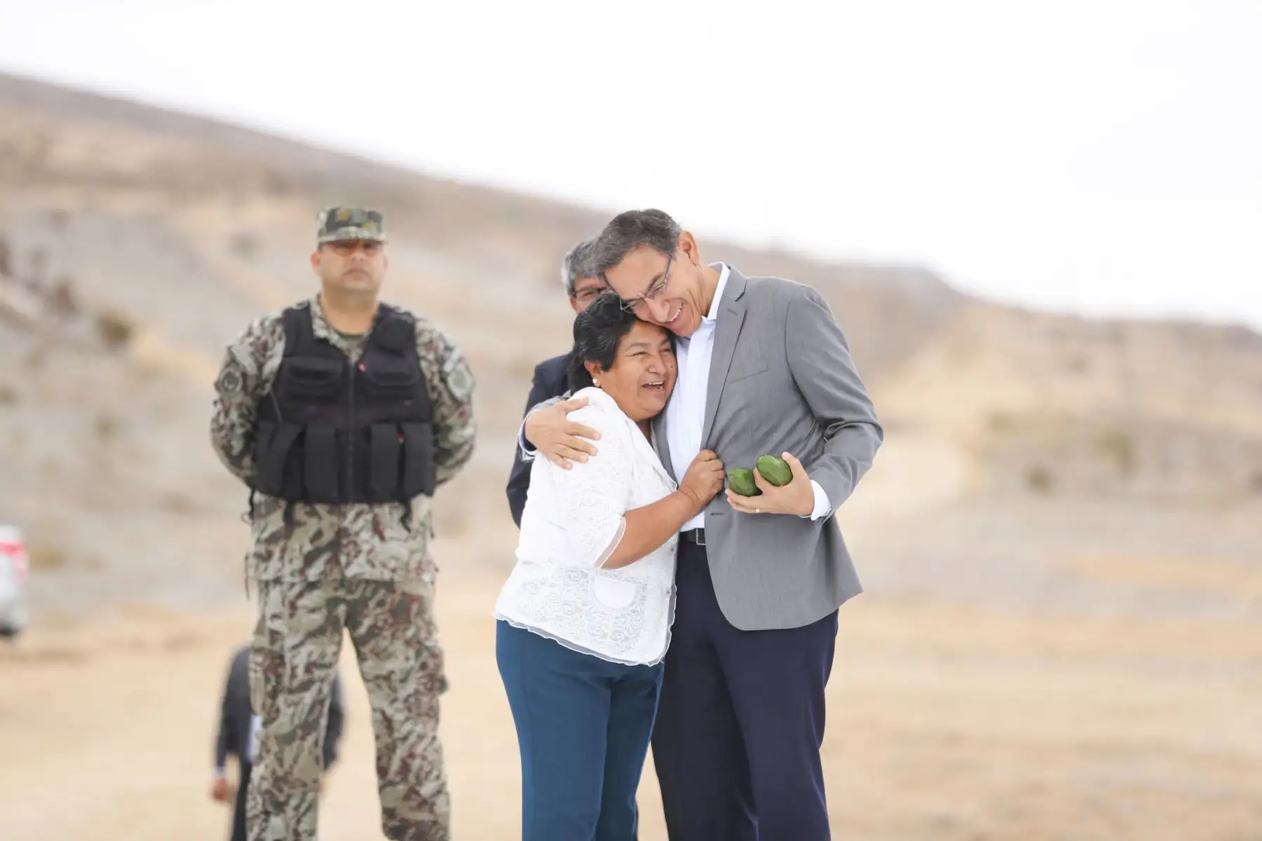 Jefe de Estado Martin Vizcarra anunció Proyecto de Rescate Arqueológico Lomas de Ilo, en el distrito El Algarrobal, en la provincia de Ilo, de la región Moquegua.Foto: ANDINA/Prensa Presidencia