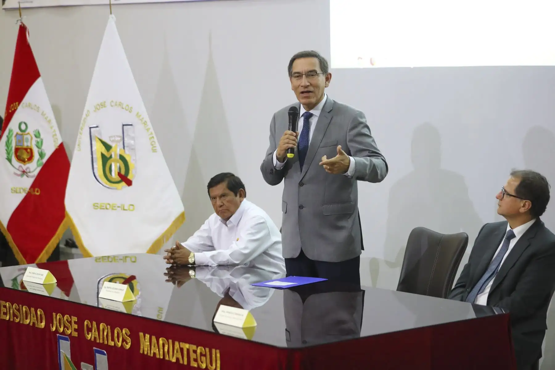 Mandatario clausura foro de Seguridad Energética de la Macro Sur y Moquegua: Desarrollo económico y crecimiento inclusivo, en la Universidad José Carlos Mariátegui de Ilo. Foto:ANDINA/Prensa Presidencia