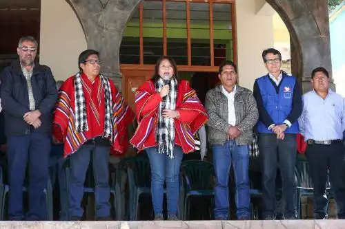 Ministra de Desarrollo e Inclusión Social, Paola Bustamante, instala junto a otras autoridades la Comisión Multisectorial para el desarrollo de la provincia de Cotabambas y el distrito de Progreso, en la región Apurímac.