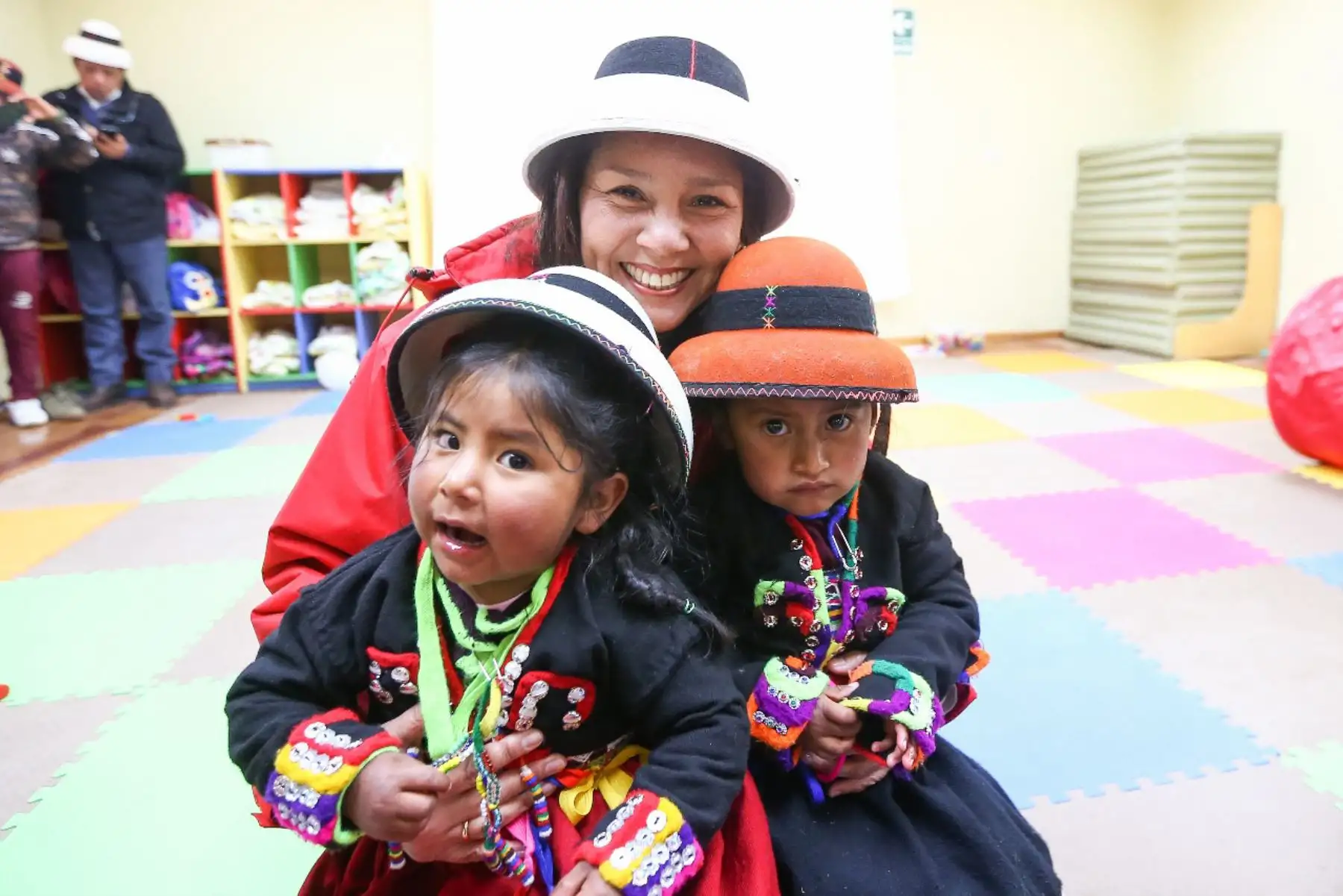 Ministra de Inclusión Social Paola Bustamante inauguró sede de Servicio Cuna Más; para Cuidado Diurno en la comunidad de Fuerabamba. Foto.ANDINA/MIDIS