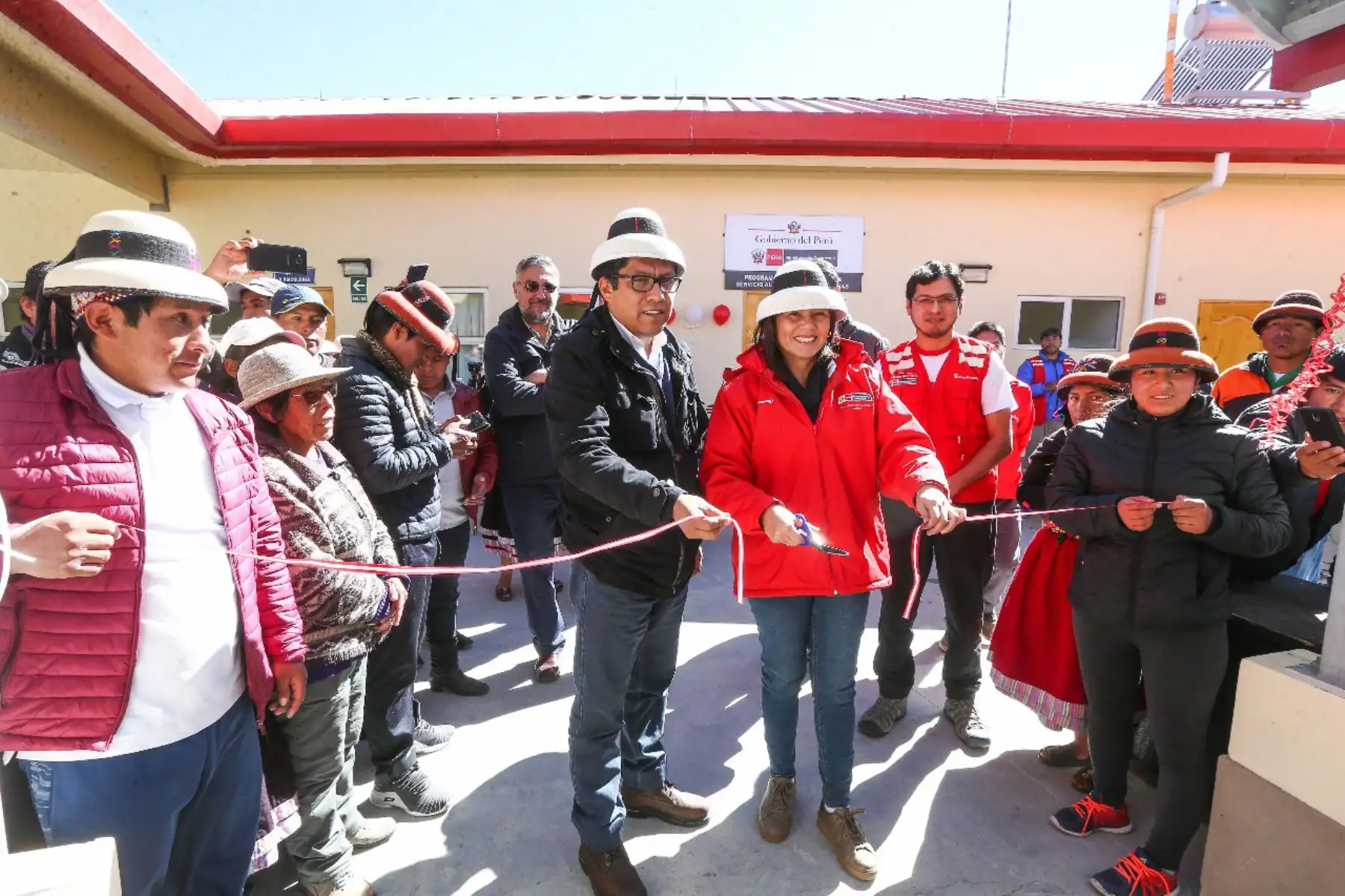 Ministra de Inclusión Social Paola Bustamante inauguró sede de Servicio Cuna Más; para Cuidado Diurno en la comunidad de Fuerabamba. Foto.ANDINA/MIDIS
