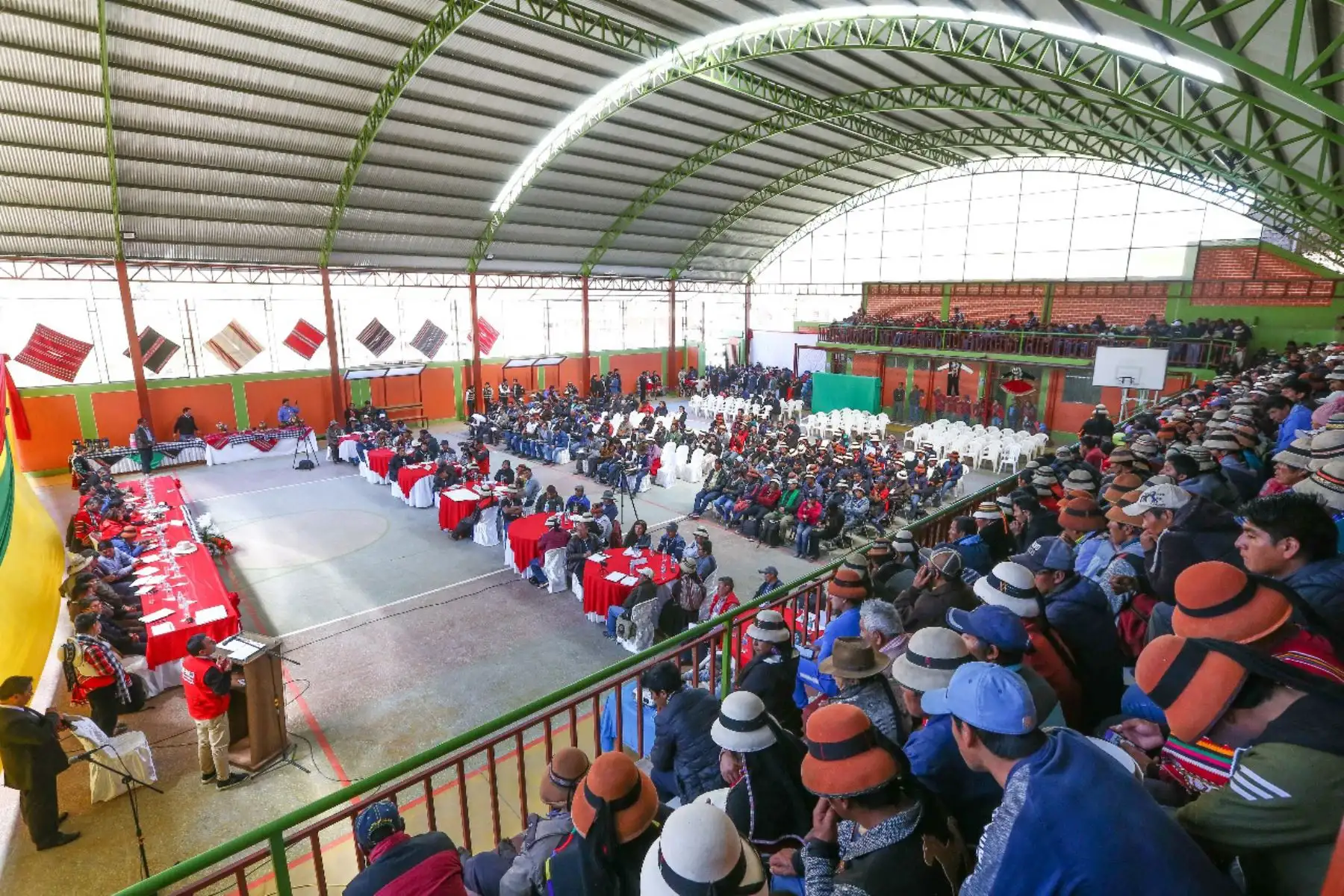 La ministra de Desarrollo e Inclusión Social, Paola Bustamante, instaló la Comisión Multisectorial “Espacio de diálogo y cumplimiento de compromisos para el desarrollo de la provincia de Cotabambas y del distrito de Progreso de la provincia de Grau, departamento de Apurímac”.Foto:ANDINA/MIDIS