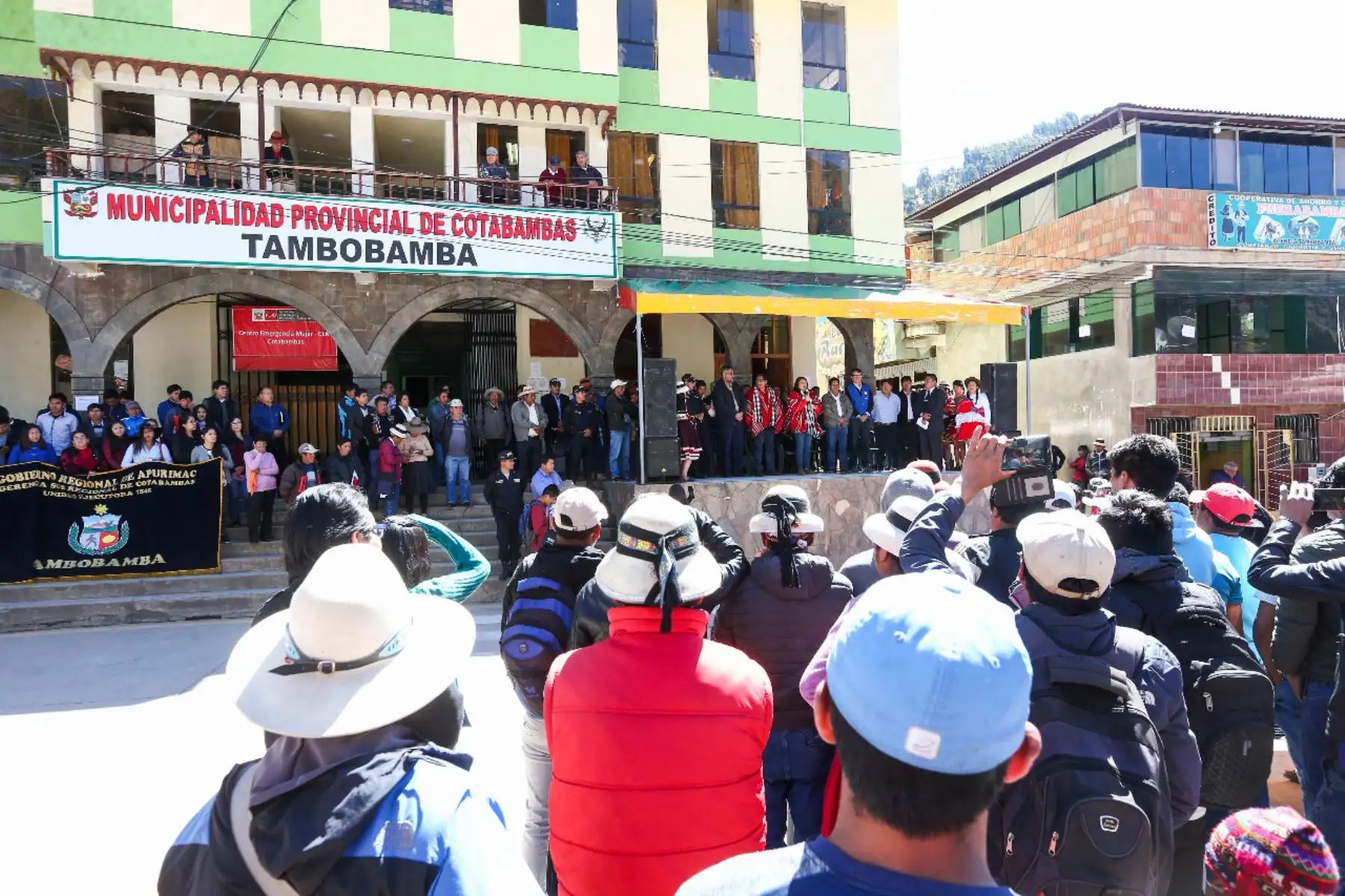 La ministra de Desarrollo e Inclusión Social, Paola Bustamante, instaló la Comisión Multisectorial “Espacio de diálogo y cumplimiento de compromisos para el desarrollo de la provincia de Cotabambas y del distrito de Progreso de la provincia de Grau, departamento de Apurímac”.Foto:ANDINA/MIDIS