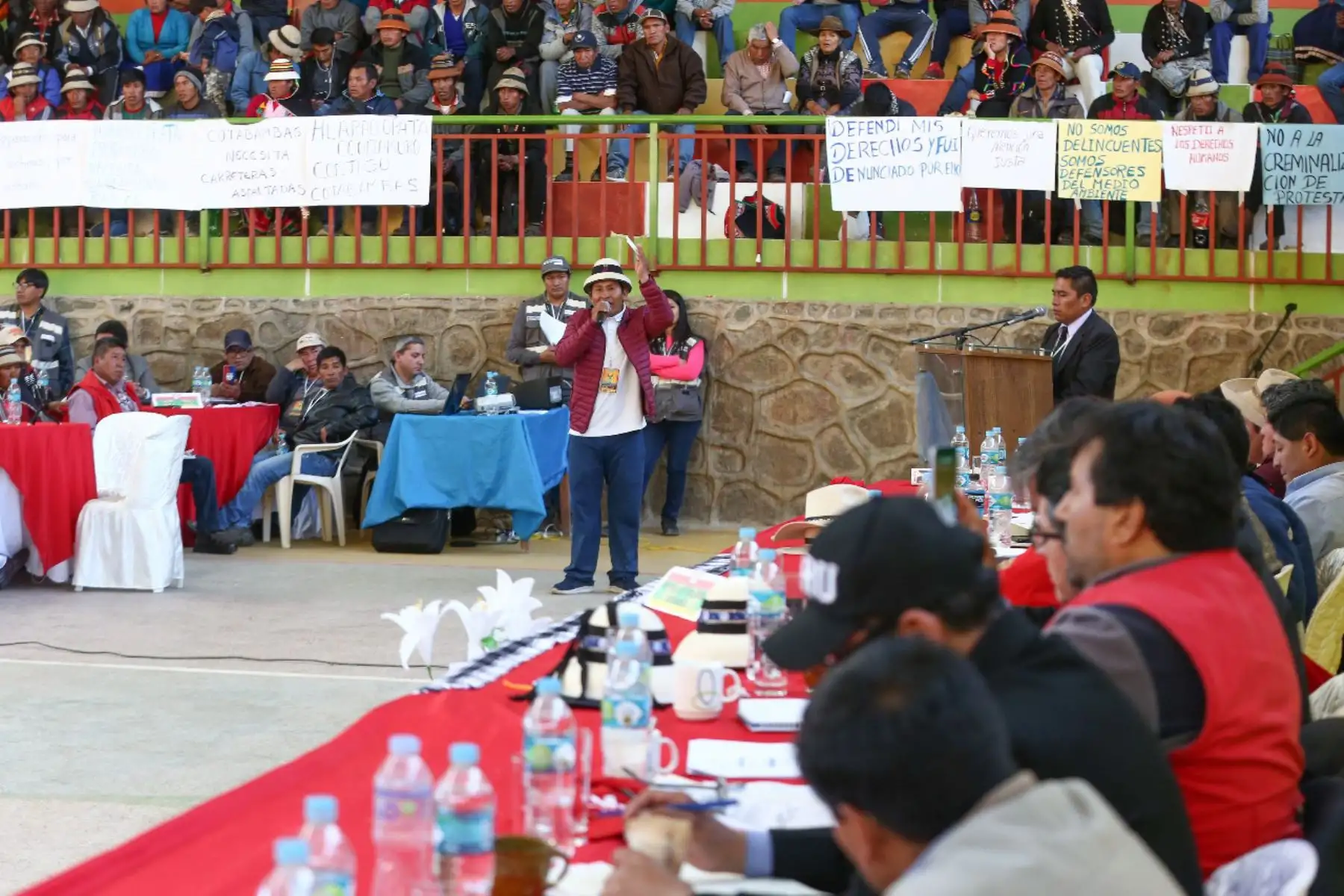 La ministra de Desarrollo e Inclusión Social, Paola Bustamante, instaló la Comisión Multisectorial “Espacio de diálogo y cumplimiento de compromisos para el desarrollo de la provincia de Cotabambas y del distrito de Progreso de la provincia de Grau, departamento de Apurímac”.Foto:ANDINA/MIDIS