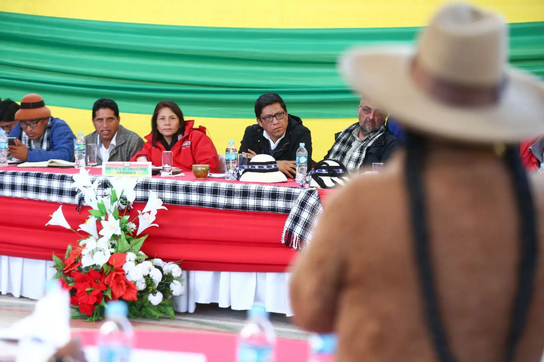 La ministra de Desarrollo e Inclusión Social, Paola Bustamante, instaló la Comisión Multisectorial “Espacio de diálogo y cumplimiento de compromisos para el desarrollo de la provincia de Cotabambas y del distrito de Progreso de la provincia de Grau, departamento de Apurímac”.Foto:ANDINA/MIDIS