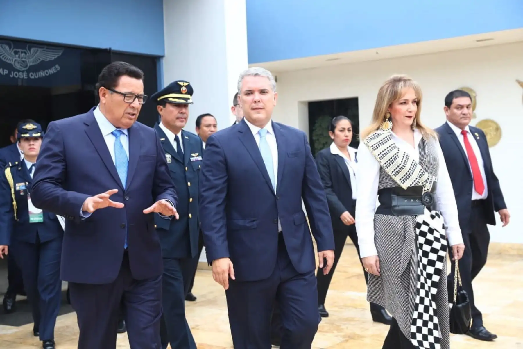 El presidente de Colombia, Iván Duque Márquez, llegó a Lima para participar de la Cumbre Presidencial Andina. Foto: ANDINA/ Norman Cordova