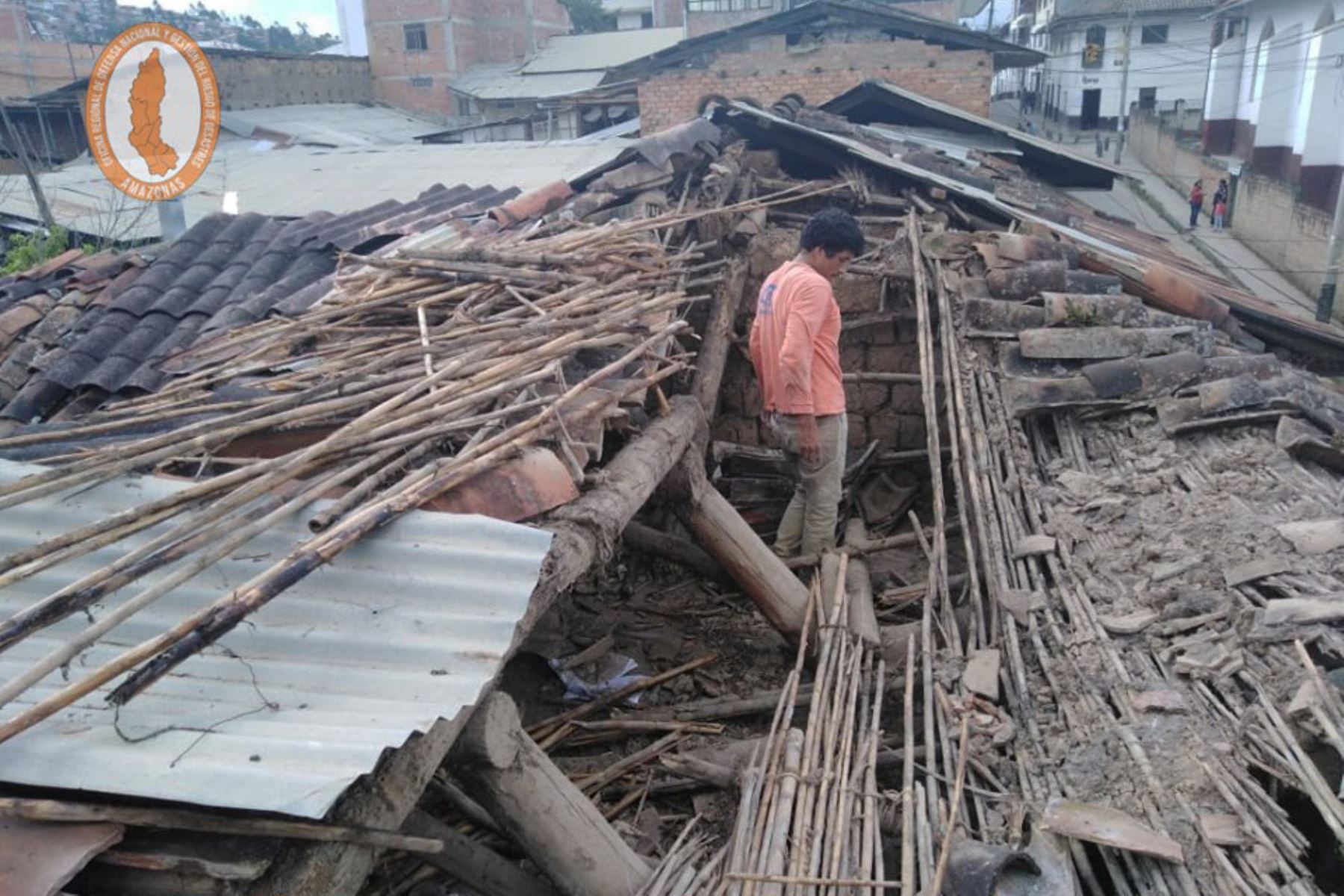 Amazonas reporta 26 viviendas colapsadas por fuerte sismo de magnitud 8.0 registrado en Loreto.