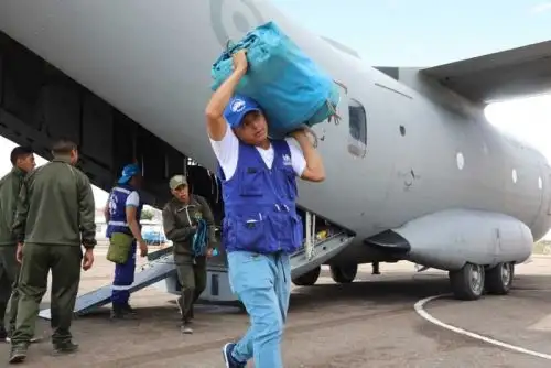 Trabajo coordinado facilita el envío de ayuda para los afectados. ANDINA/Difusión