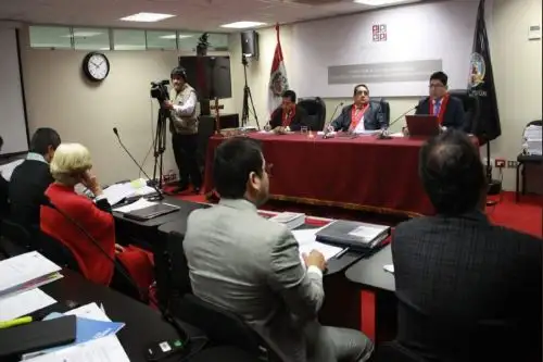 Audiencia de apelación al pedido de prisión preventiva  contra Susana Villarán