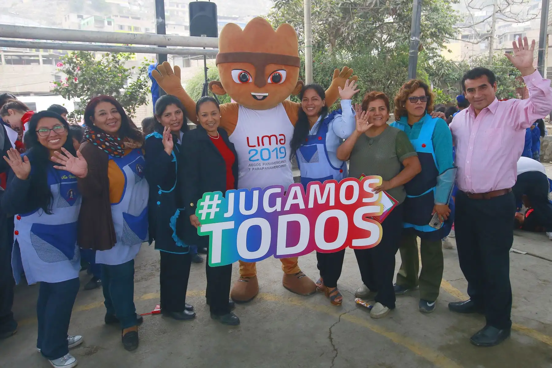 Campaña Soy Lima 2019 llega al colegio Santa Rosa Alta en Villa María del Triunfo
Foto: ANDINA/Héctor Vinces