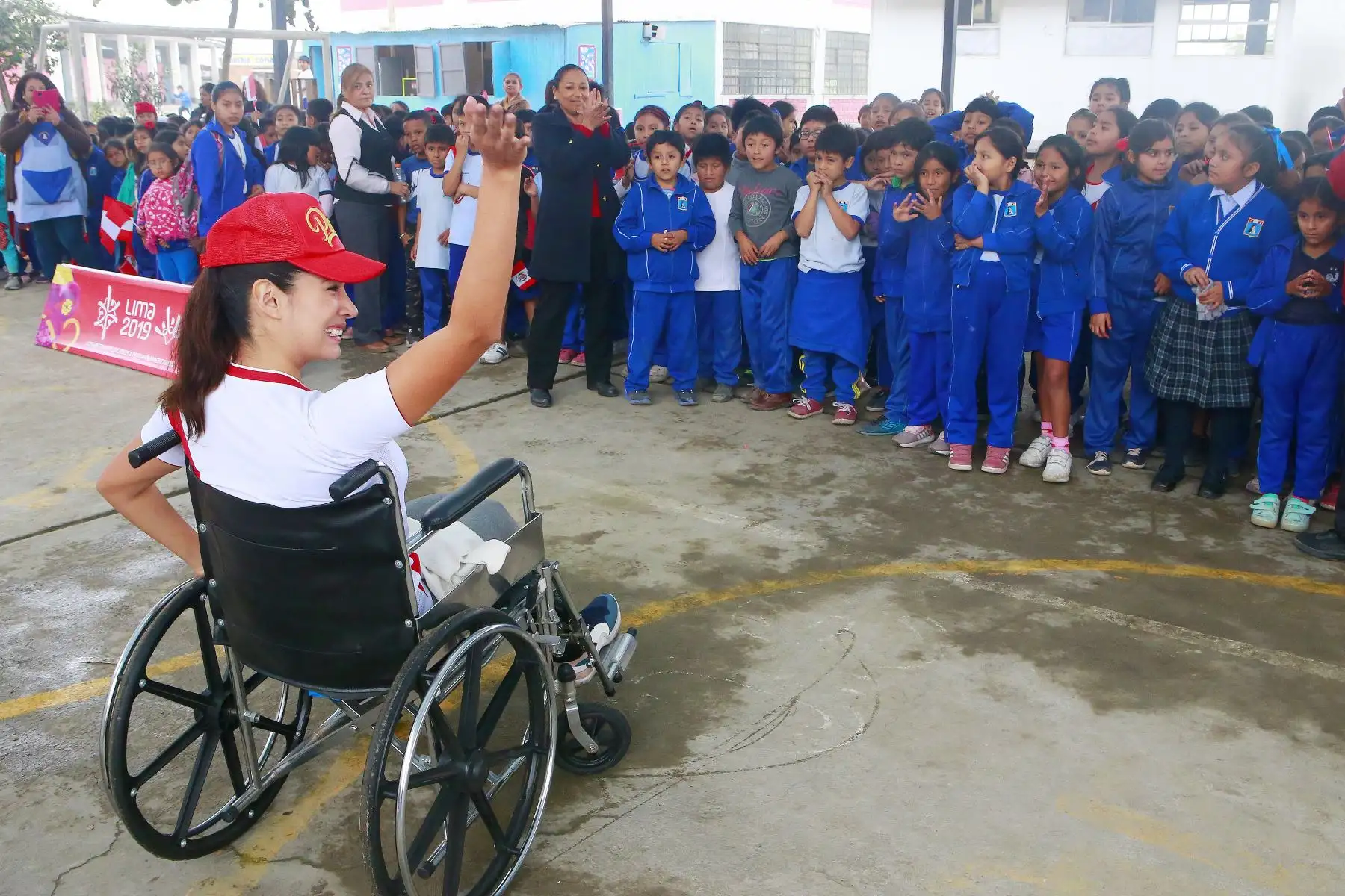 Campaña Soy Lima 2019 llega al colegio Santa Rosa Alta en Villa María del Triunfo
Foto: ANDINA/Héctor Vinces