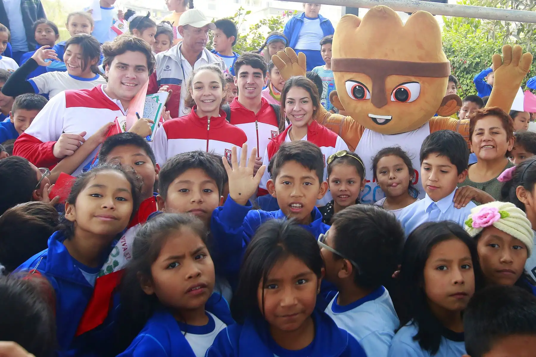 Campaña Soy Lima 2019 llega al colegio Santa Rosa Alta en Villa María del Triunfo
Foto: ANDINA/Héctor Vinces