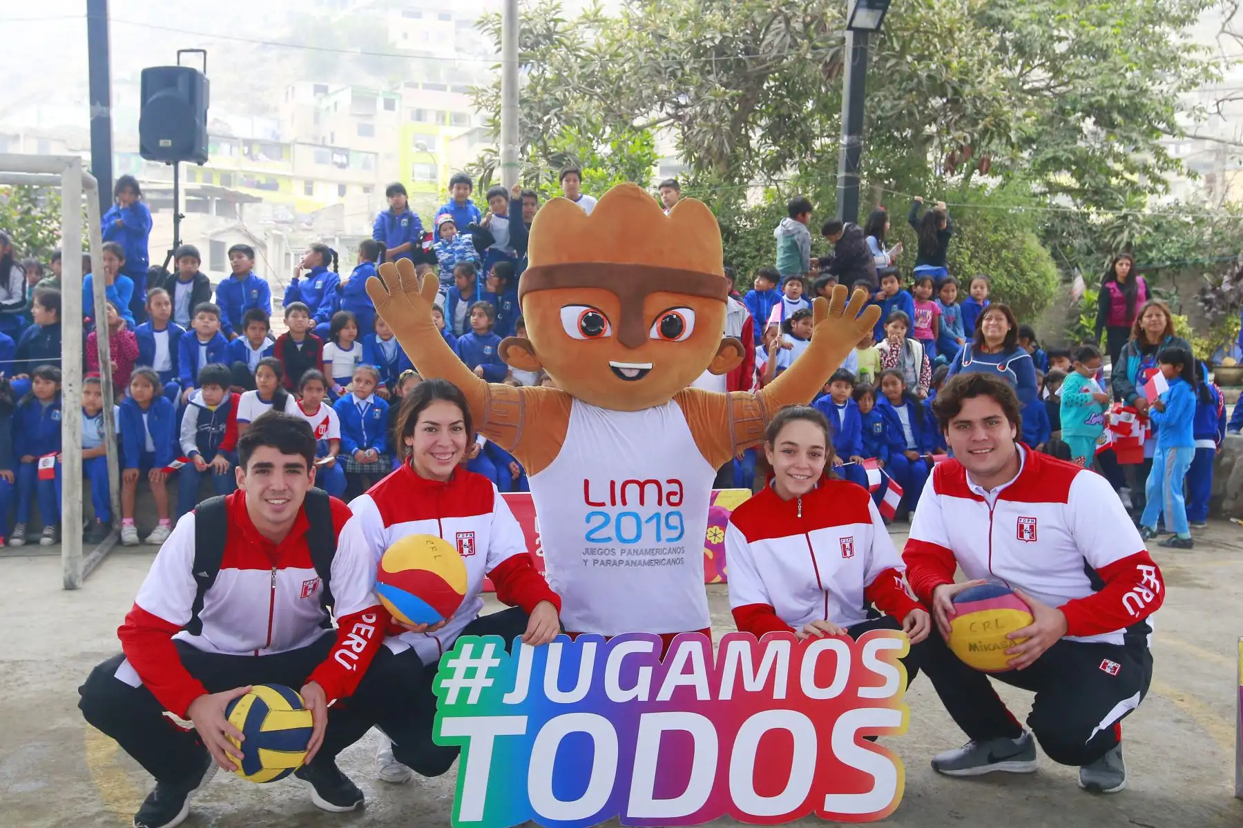 Campaña Soy Lima 2019 llega al colegio Santa Rosa Alta en Villa María del Triunfo
Foto: ANDINA/Héctor Vinces
