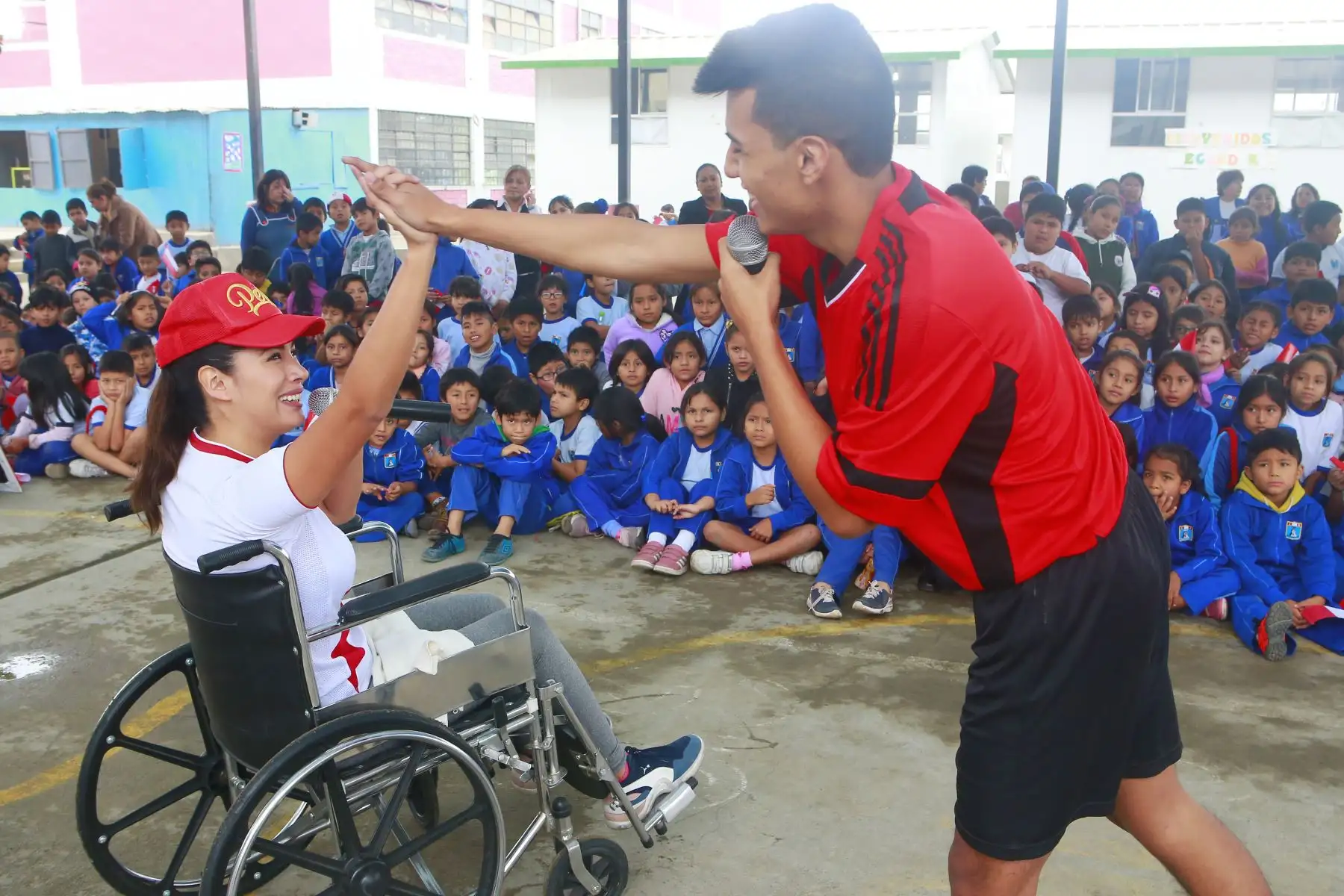Campaña Soy Lima 2019 llega al colegio Santa Rosa Alta en Villa María del Triunfo
Foto: ANDINA/Héctor Vinces