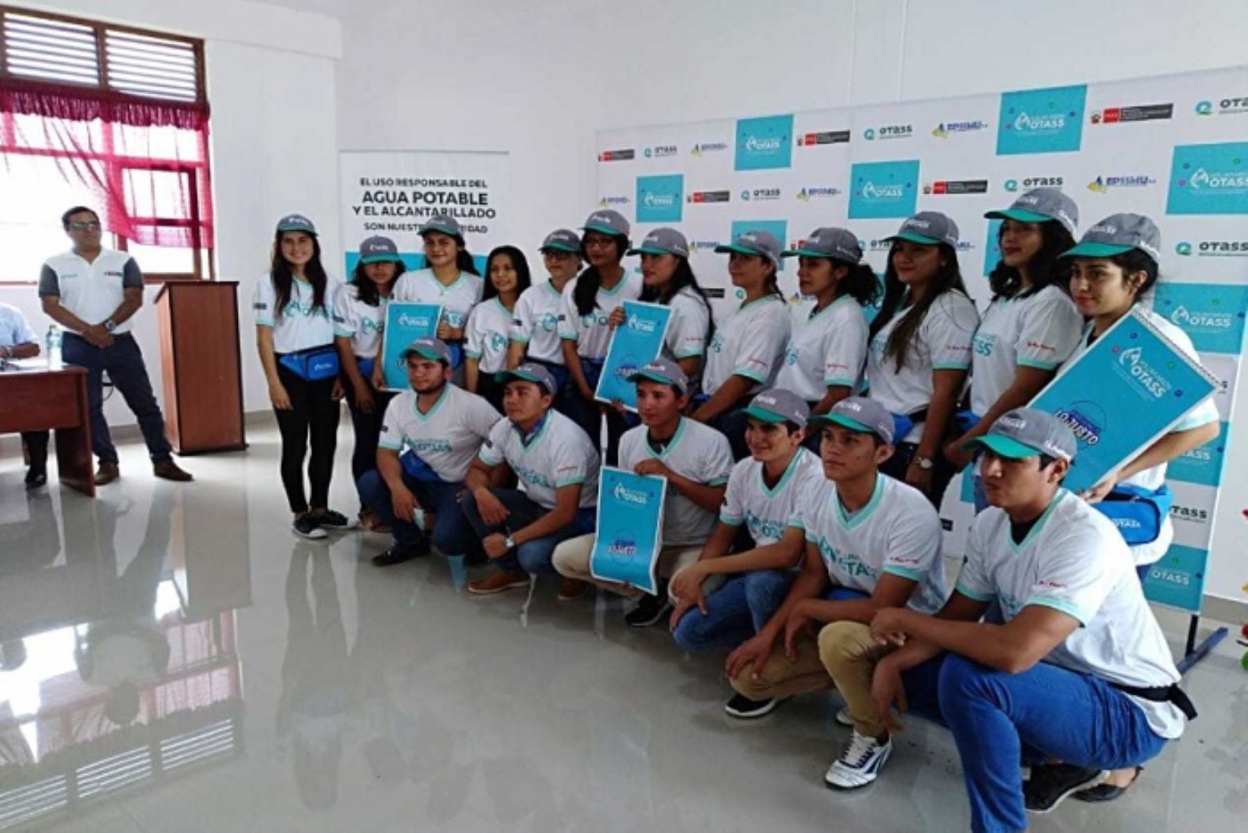 El Organismo Técnico de la Administración de los Servicios de Saneamiento (OTASS) y la empresa prestadora de servicios de saneamiento (EPS) lanzaron hoy el Voluntariado OTASS en la ciudad de Bagua Grande, capital de la provincia de Utcubamba, región Amazonas, que involucra a jóvenes universitarios.