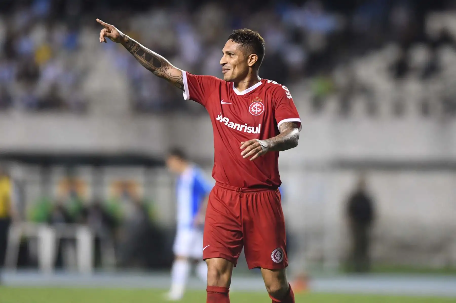 Paolo Guerrero anotó su octavo gol con el Internacional por la vuelta de octavos de final de la Copa Brasil. Foto: Ricardo Duarte/ Internacional