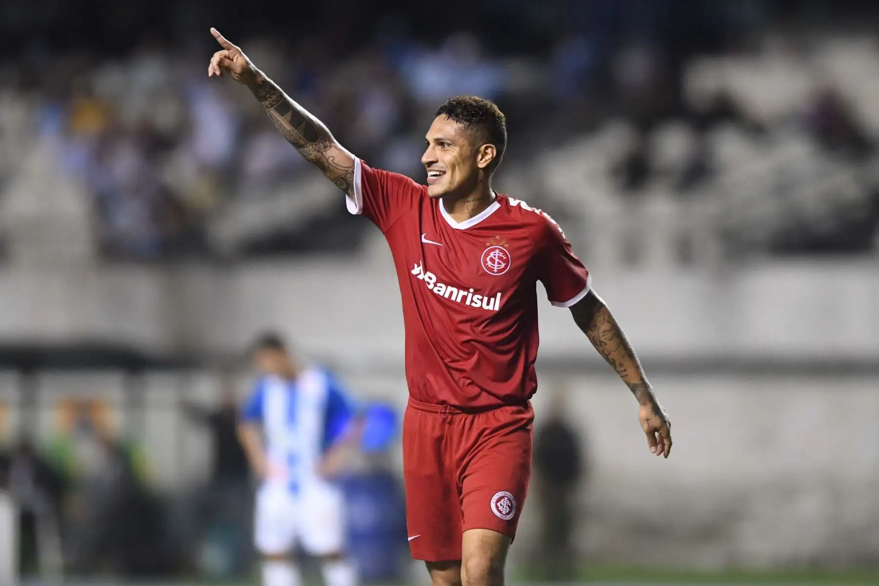 Paolo Guerrero anotó su octavo gol con el Internacional por la vuelta de octavos de final de la Copa Brasil. Foto: Ricardo Duarte/ Internacional