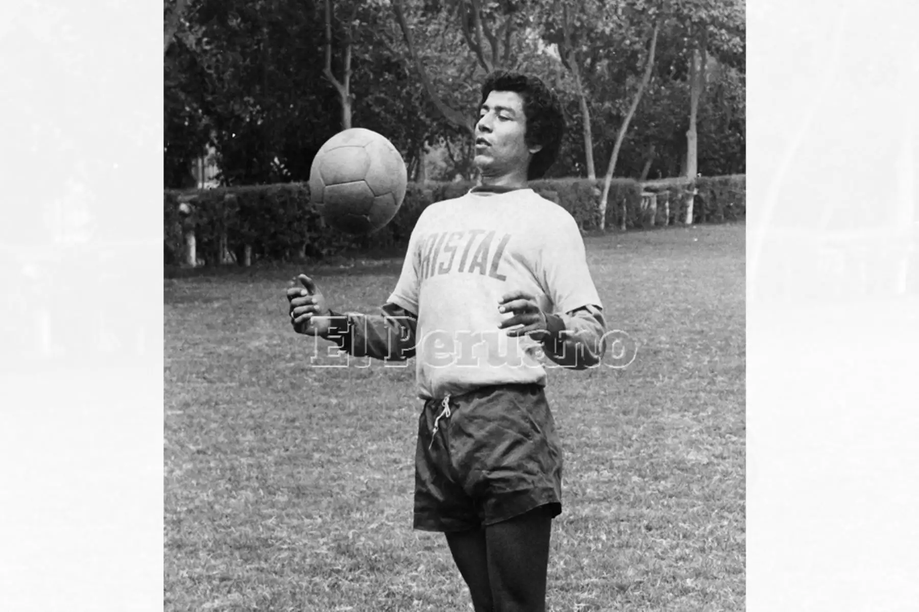 Lima - 16 diciembre 1970 / Víctor "Conejo" Benítez empezó a entrenar con el club Sporting Cristal. Foto: Archivo Histórico de EL PERUANO