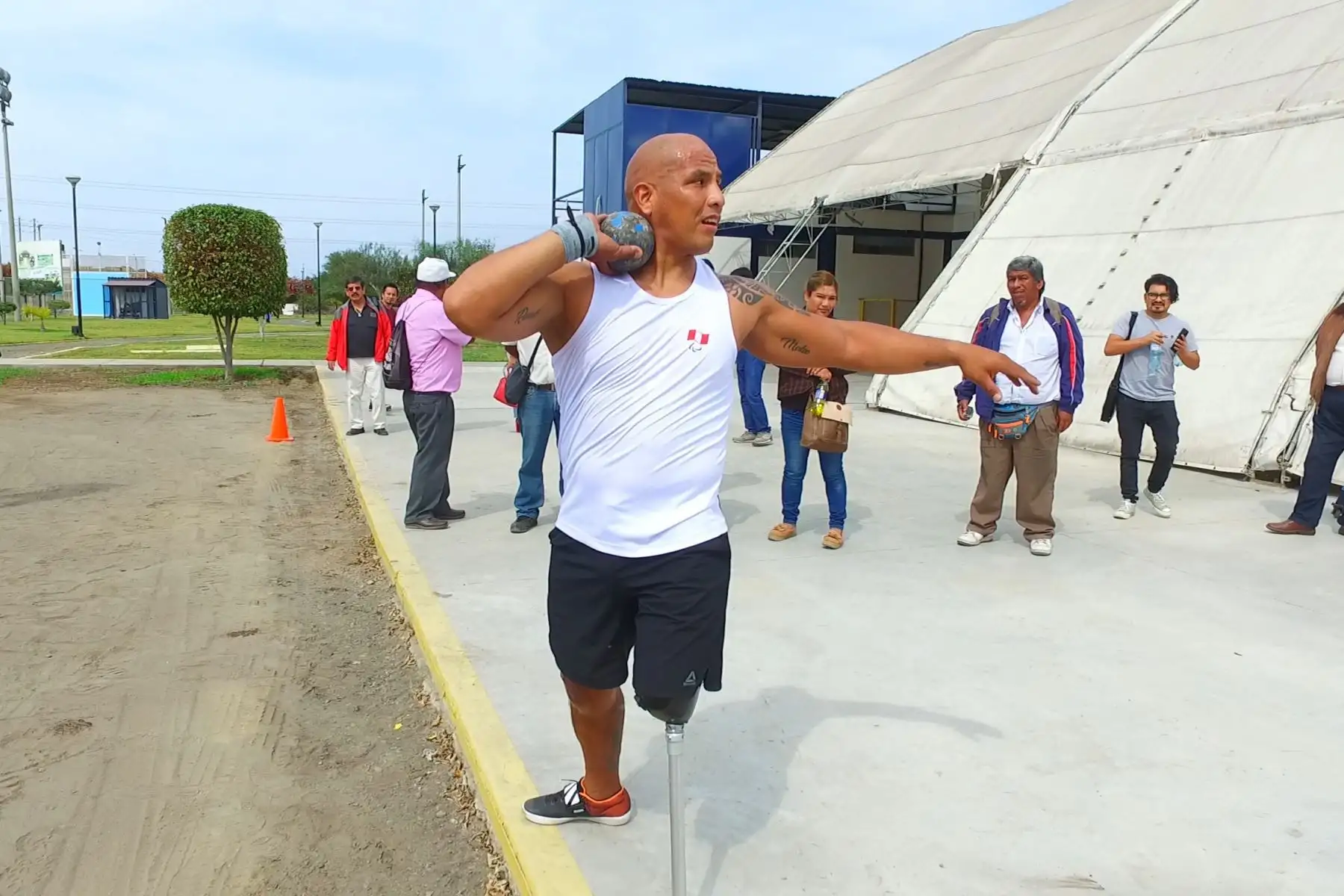 Conoce a Carlos Felipa, el "hombre de acero" que competirá en los Juegos Parapanamericanos Lima 2019. ANDINA/Gonzalo Horna