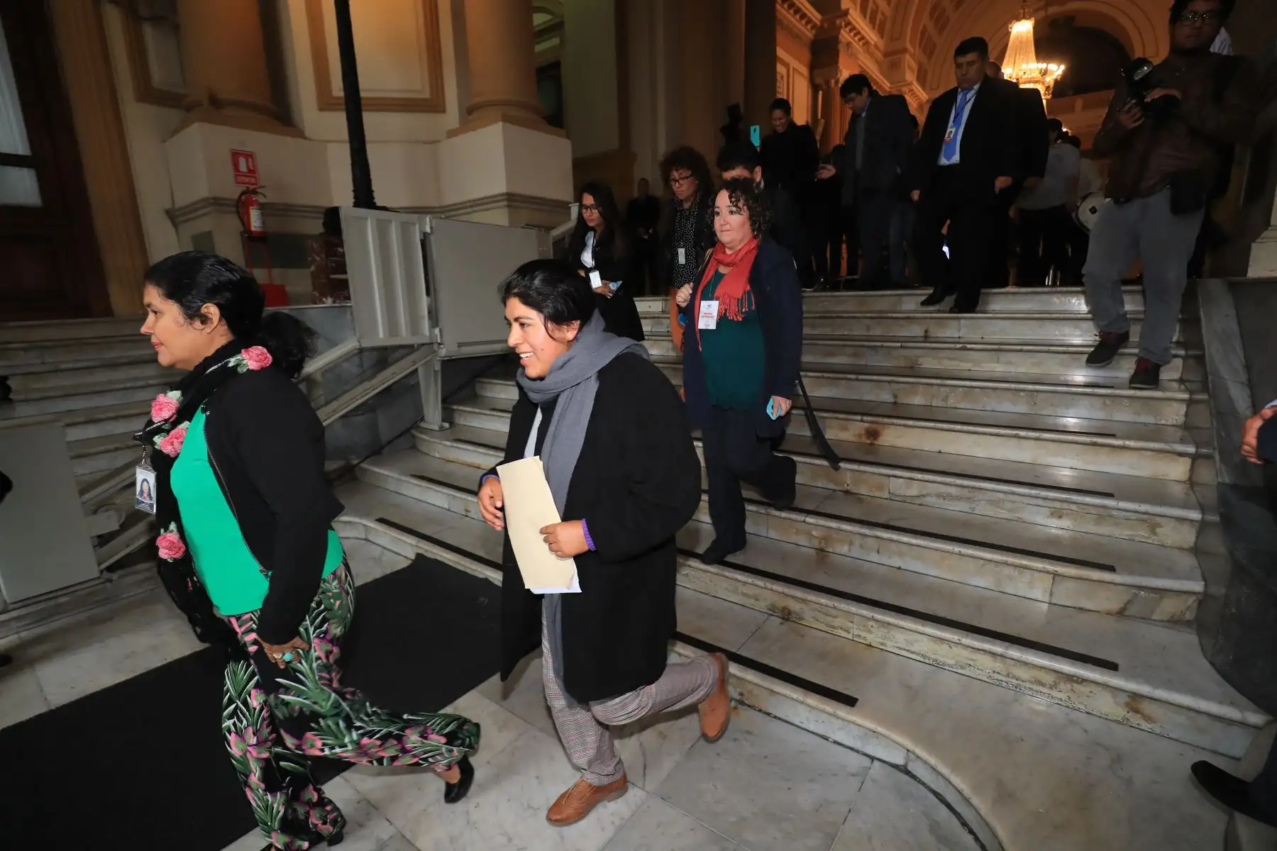 Simulacro Nacional de Sismo en el Congreso de la República.

Foto: ANDINA/Juan Carlos Guzmán Negrini.