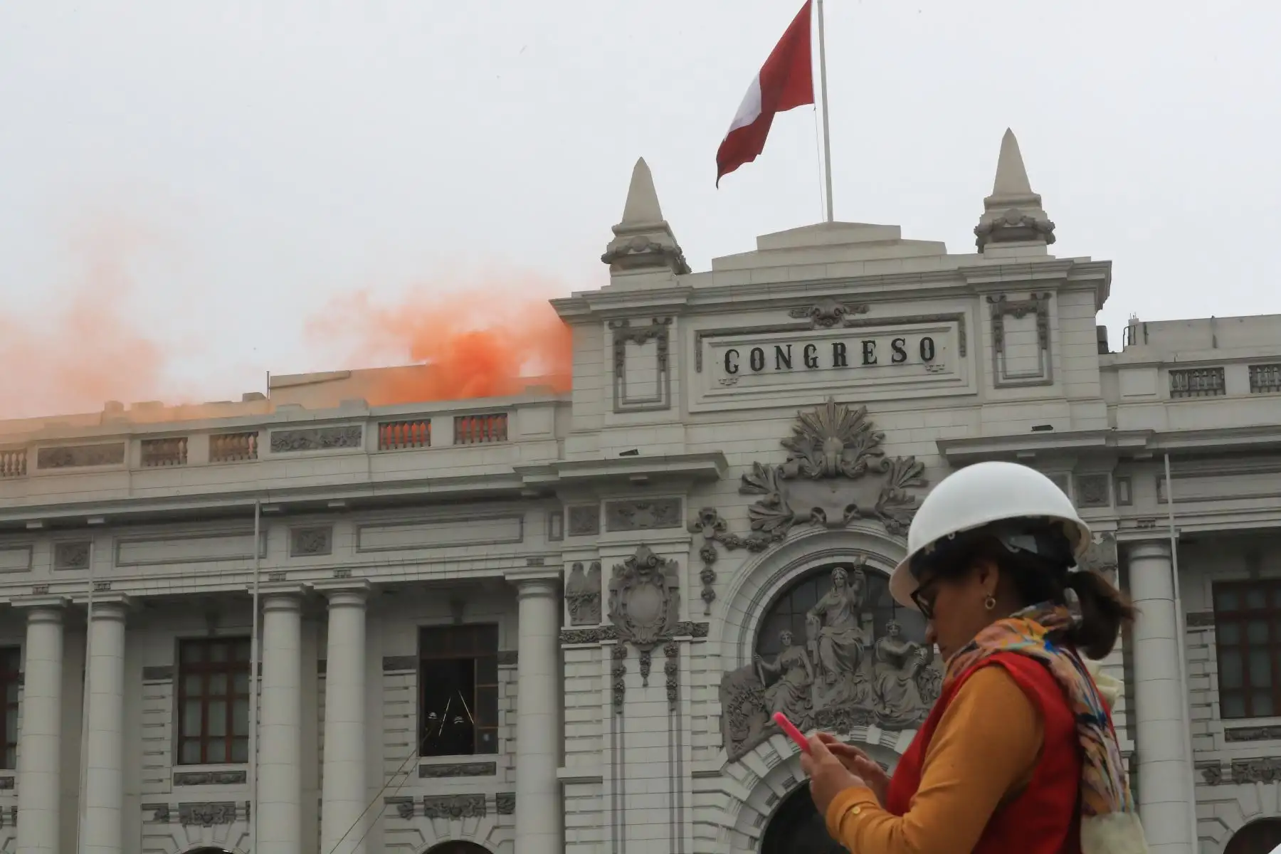 Simulacro Nacional de Sismo en el Congreso de la República.

Foto: ANDINA/Juan Carlos Guzmán Negrini.
