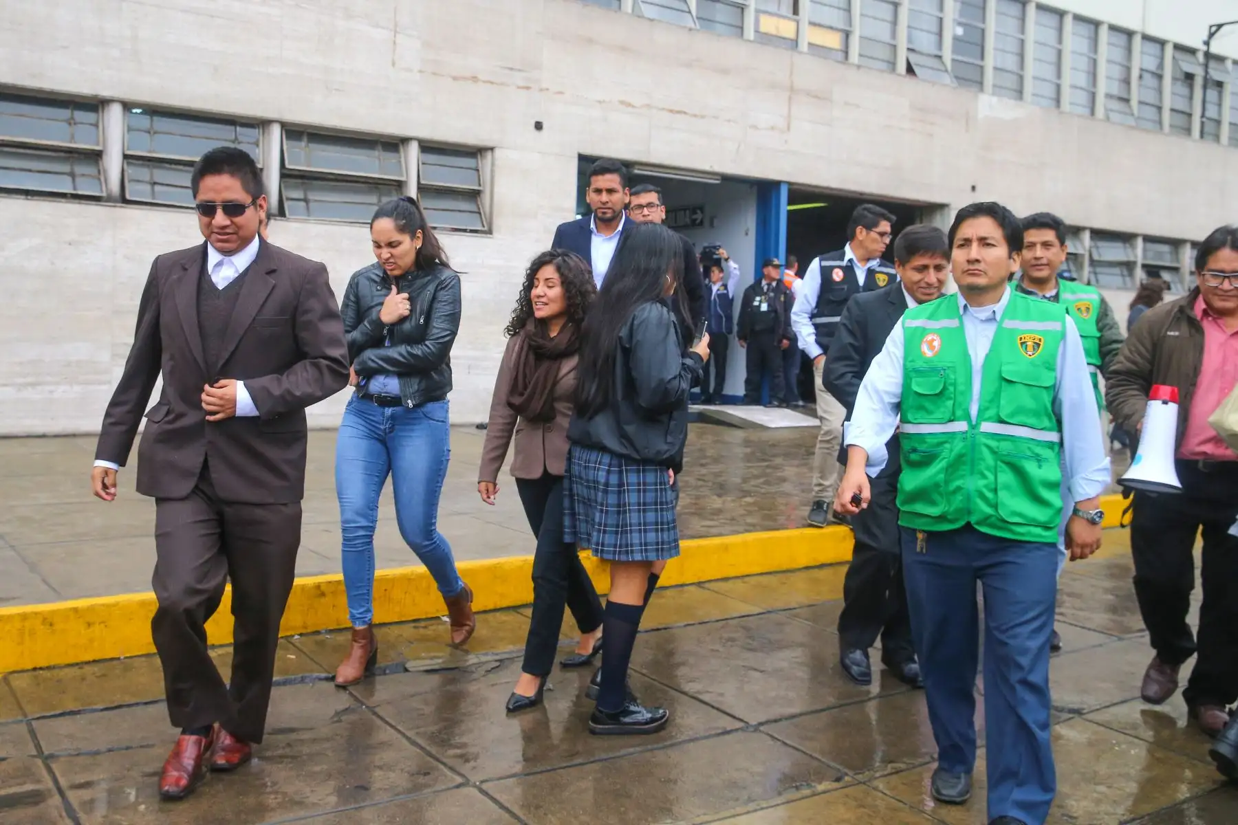 Simulacro de sismo en el centro de Lima. Foto: ANDINA/Vidal Tarqui Simulacro de sismo en el centro de Lima. Foto: ANDINA/Vidal Tarqui