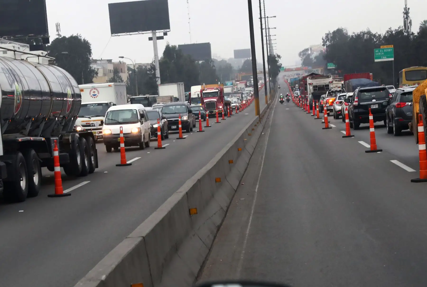 Policía Nacional realiza la  primera prueba del carril para los juegos  Lima 2019 Foto: ANDINA/Norman Córdova