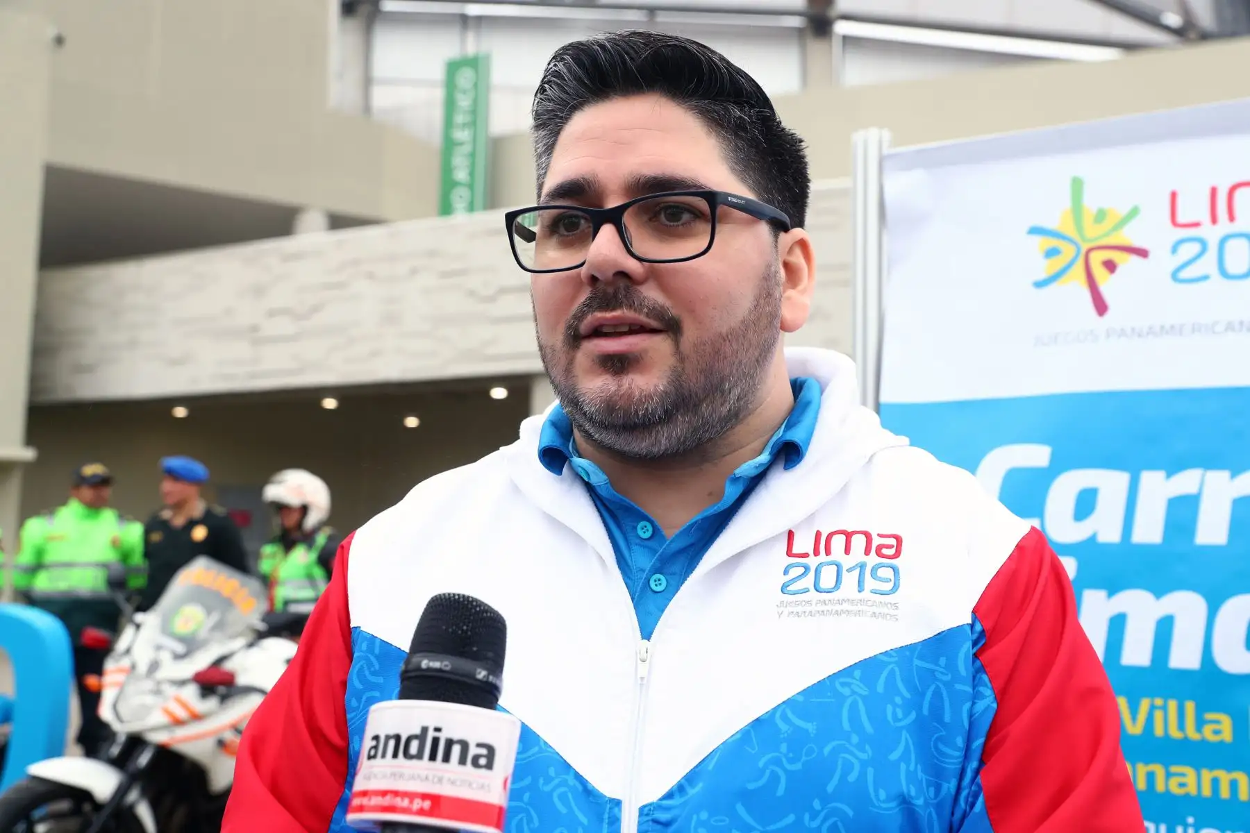 Álvaro Castro, representante del Área de Transporte de Lima 2019. Foto: ANDINA/Norman Córdova