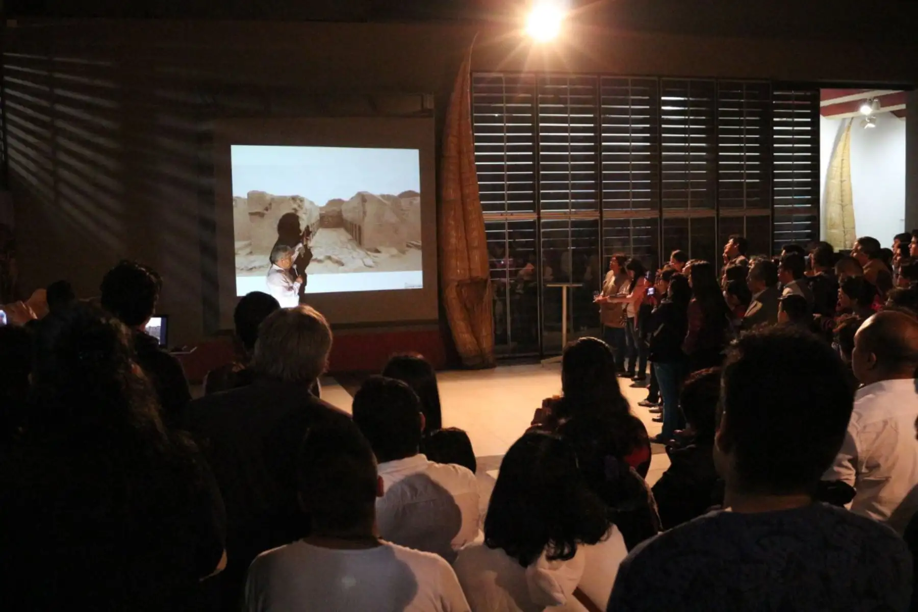 Chan Chan: conoce cómo fue la visita nocturna al museo. Foto: Luis Puell