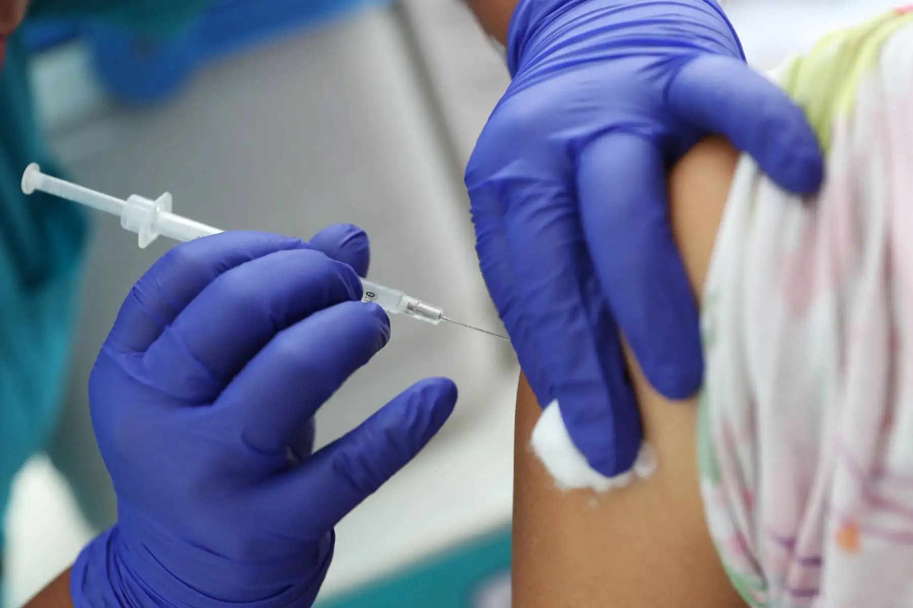 La campaña también contó con vacunación contra la sarampión e influenza. Foto: ANDINA/Melina Mejía