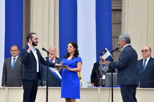 Presidente de El Salvador, Nayib Bukele. Foto: AFP.