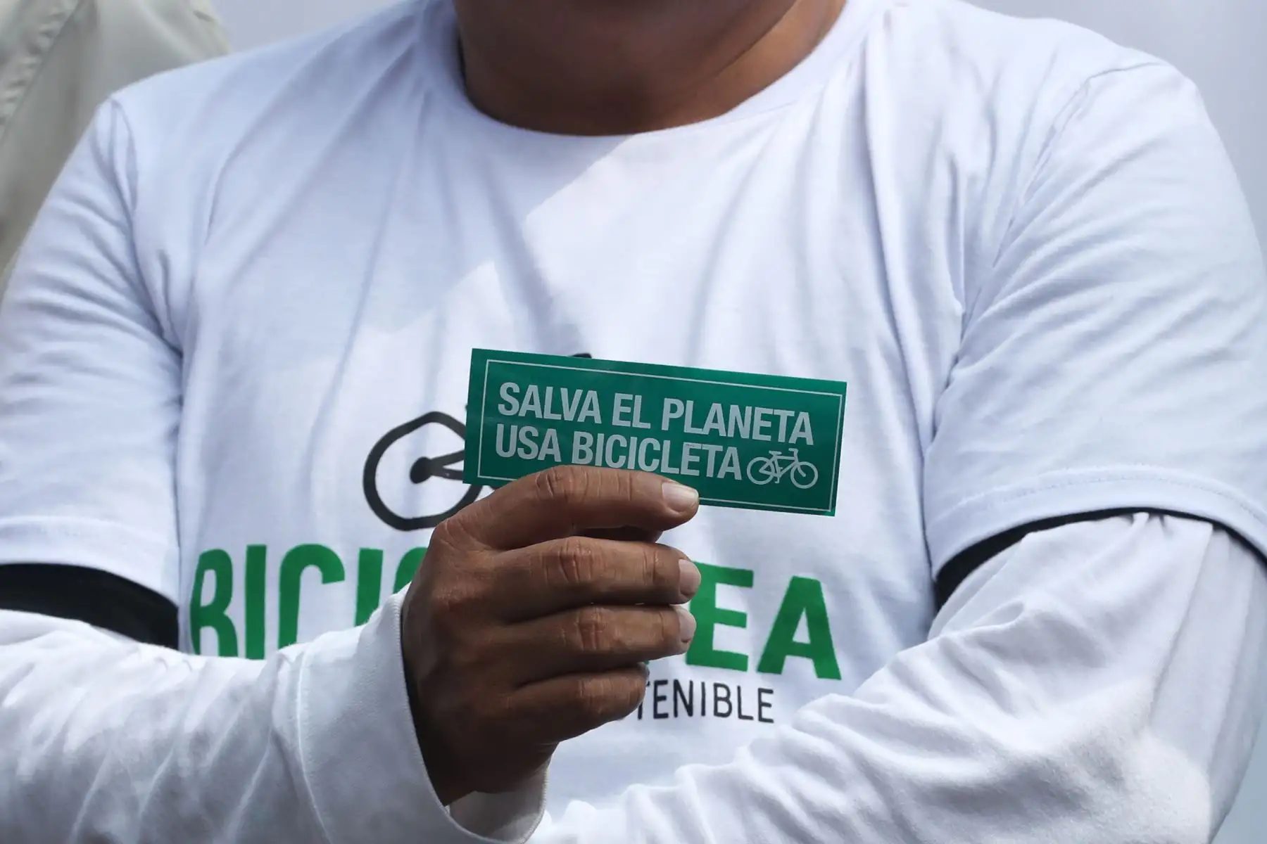 Con la presencia de las ministras del Ambiente y Transportes, Lucia Ruíz y  María Jara y del alcalde de Lima, Jorge Muñoz; se realizó la bicicleteada por una movilidad sostenible. Foto: ANDINA/Melina Mejía