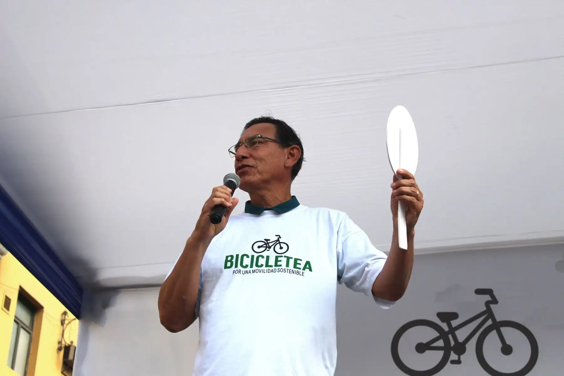 Presidente Vizcarra participa junto a ministras del Ambiente y Transportes en la bicicleteada por un transporte sostenible.
Foto: ANDINA/MINAM
