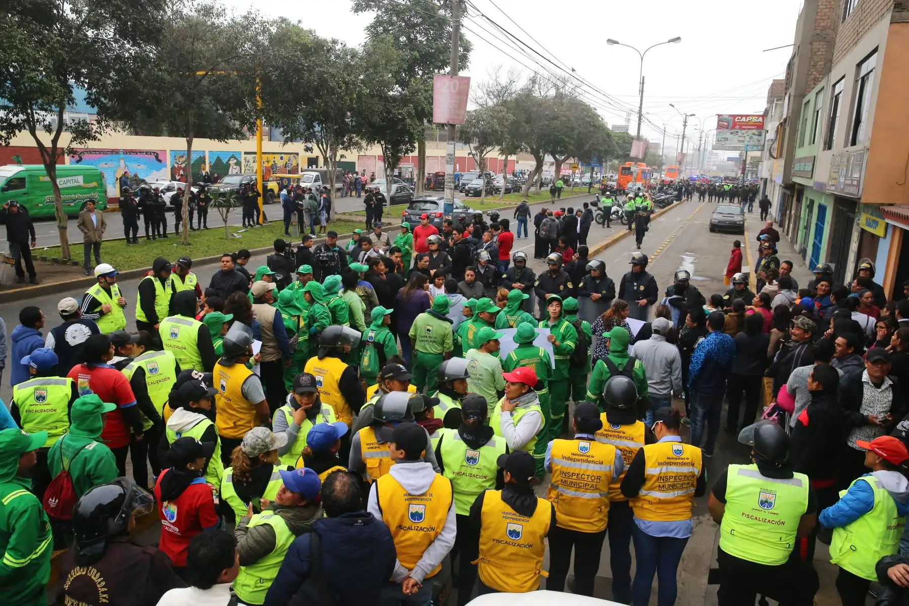 Serenos de San Martín de Porres e Independencia se enfrentan por límites. Foto: ANDINA/ Vidal Tarqui
