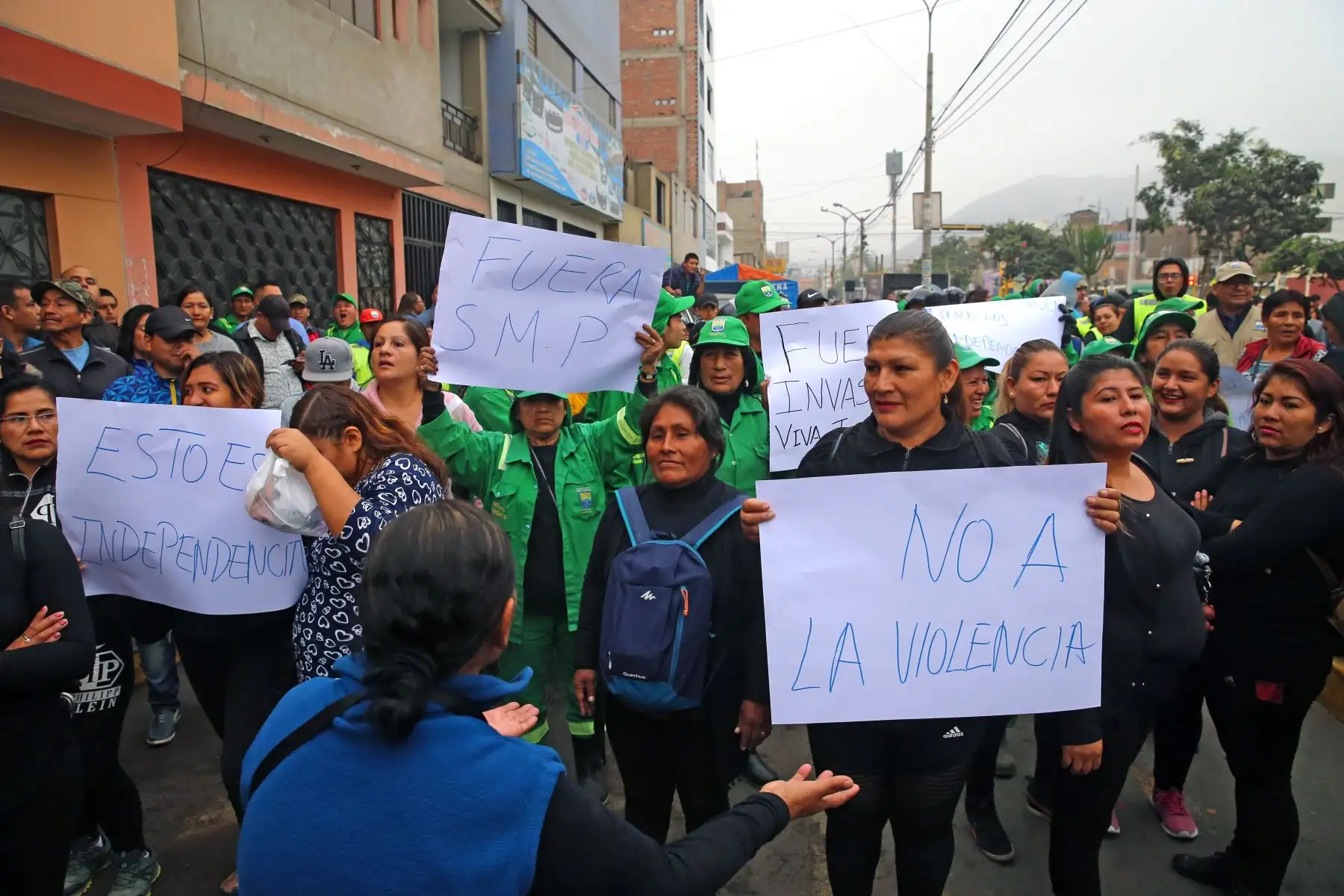 Serenos de San Martín de Porres e Independencia se enfrentan por límites. Foto: ANDINA/ Vidal Tarqui