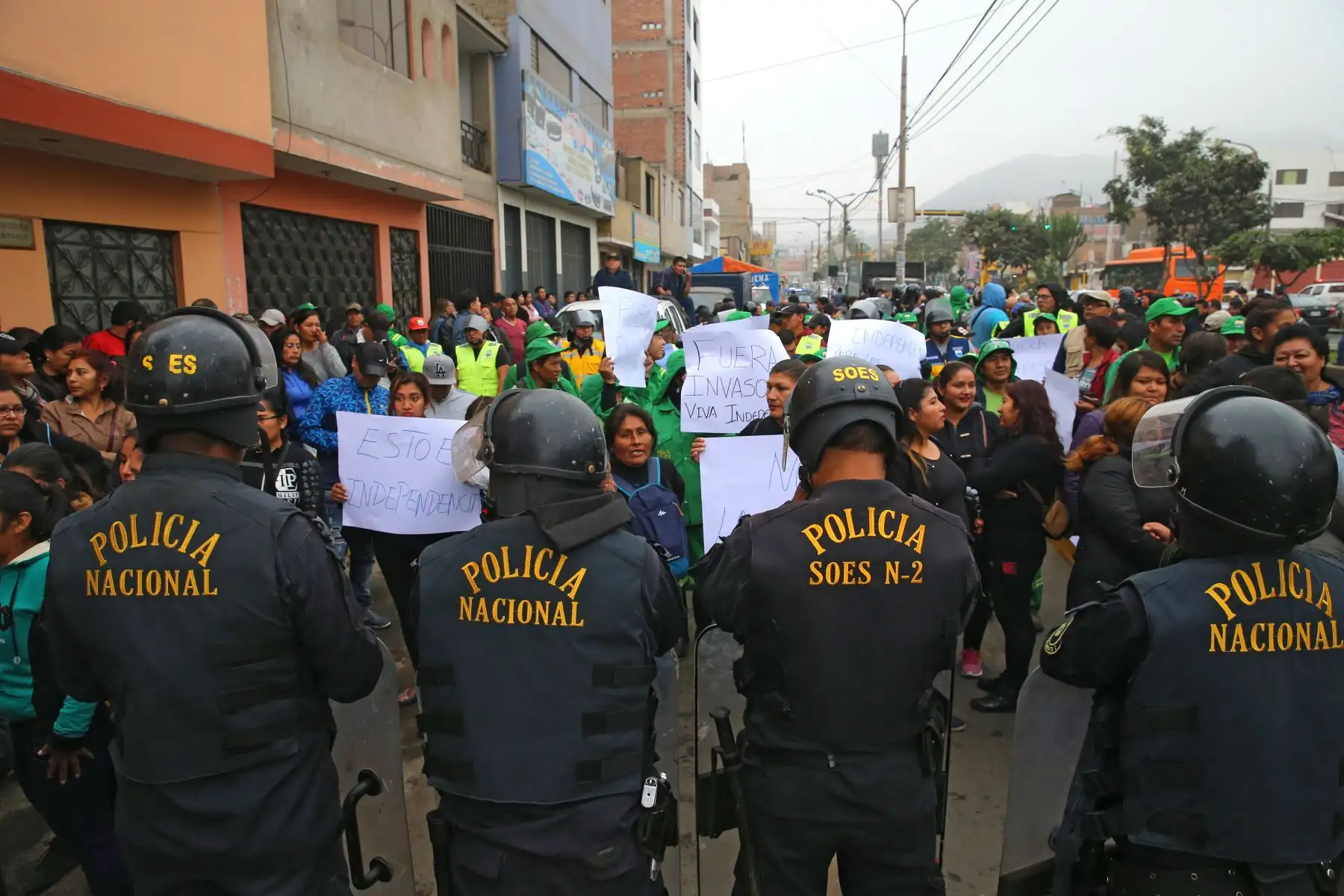 Serenos de San Martín de Porres e Independencia se enfrentan por límites. Foto: ANDINA/ Vidal Tarqui