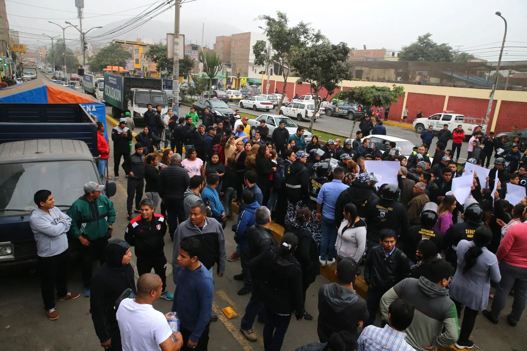 Serenos de San Martín de Porres e Independencia se enfrentan por límites. Foto: ANDINA/ Vidal Tarqui
