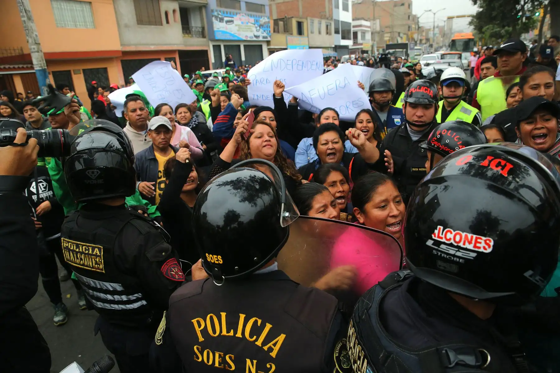 Serenos de San Martín de Porres e Independencia se enfrentan por límites. Foto: ANDINA/ Vidal Tarqui