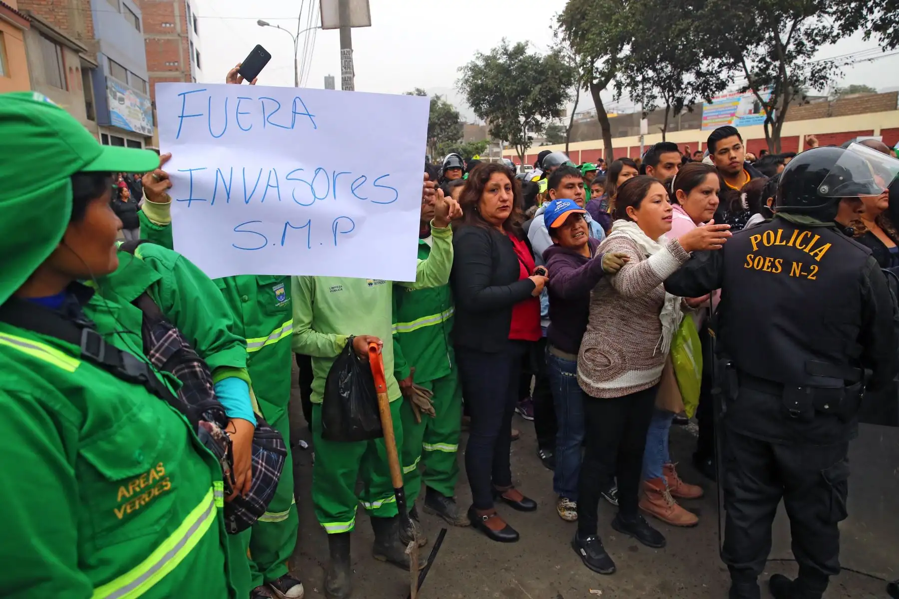 Serenos de San Martín de Porres e Independencia se enfrentan por límites. Foto: ANDINA/ Vidal Tarqui