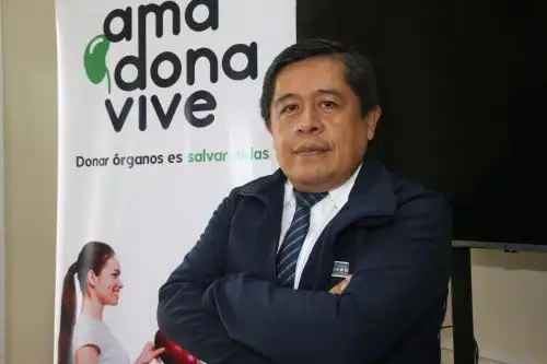 Almeyda es director de Donación y Trasplante de Órganos del Minsa, servidor público de carrera, gerente público, médico emergencista. Foto: ANDINA/Jhony Laurente