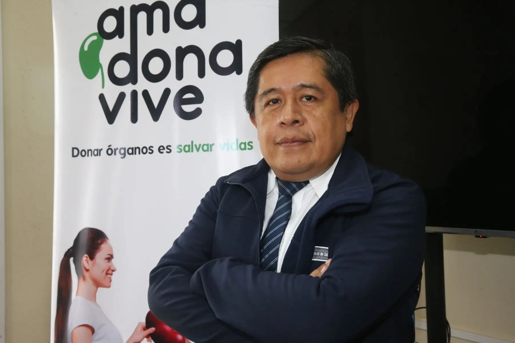 Almeyda es director de Donación y Trasplante de Órganos del Minsa, servidor público de carrera, gerente público, médico emergencista. Foto: ANDINA/Jhony Laurente