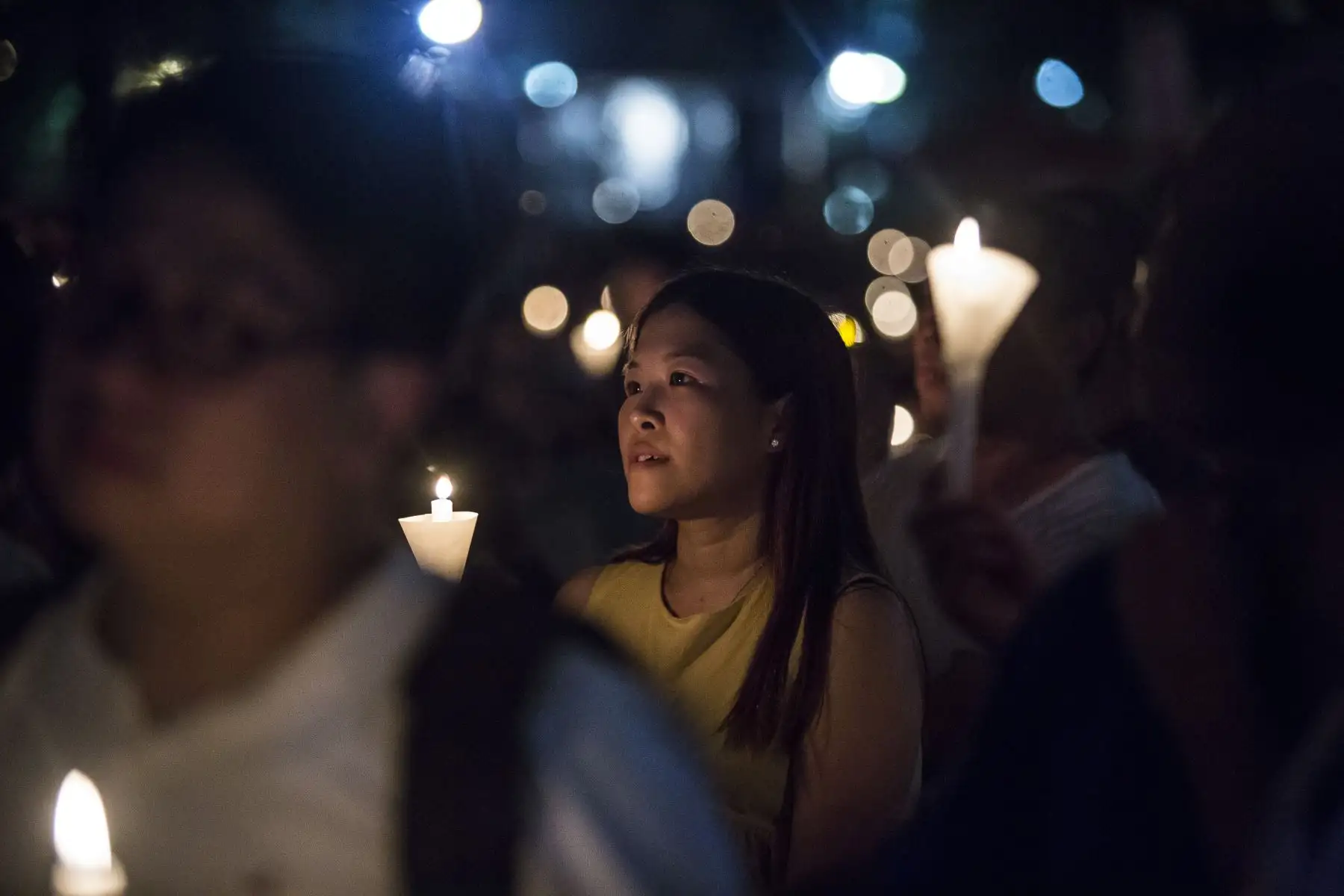 Vigilia en Hong Kong para conmemorar el 30 aniversario de Tiananmen. Foto: AFP