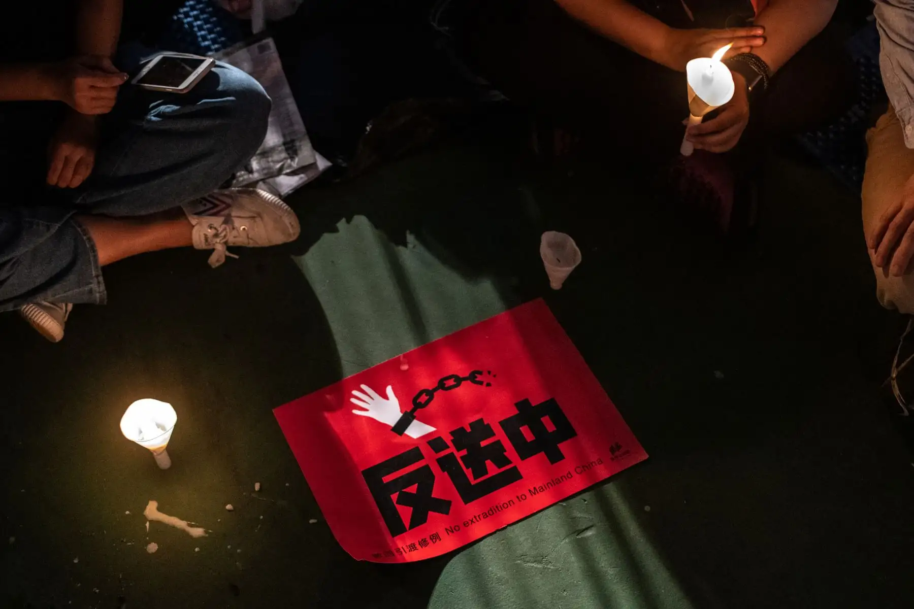 Vigilia en Hong Kong para conmemorar el 30 aniversario de Tiananmen. Foto: AFP
