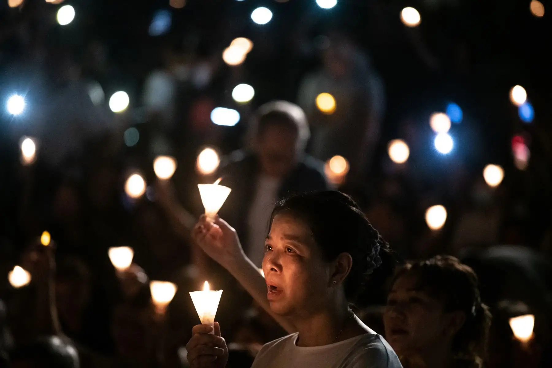 Vigilia en Hong Kong para conmemorar el 30 aniversario de Tiananmen. Foto: AFP
