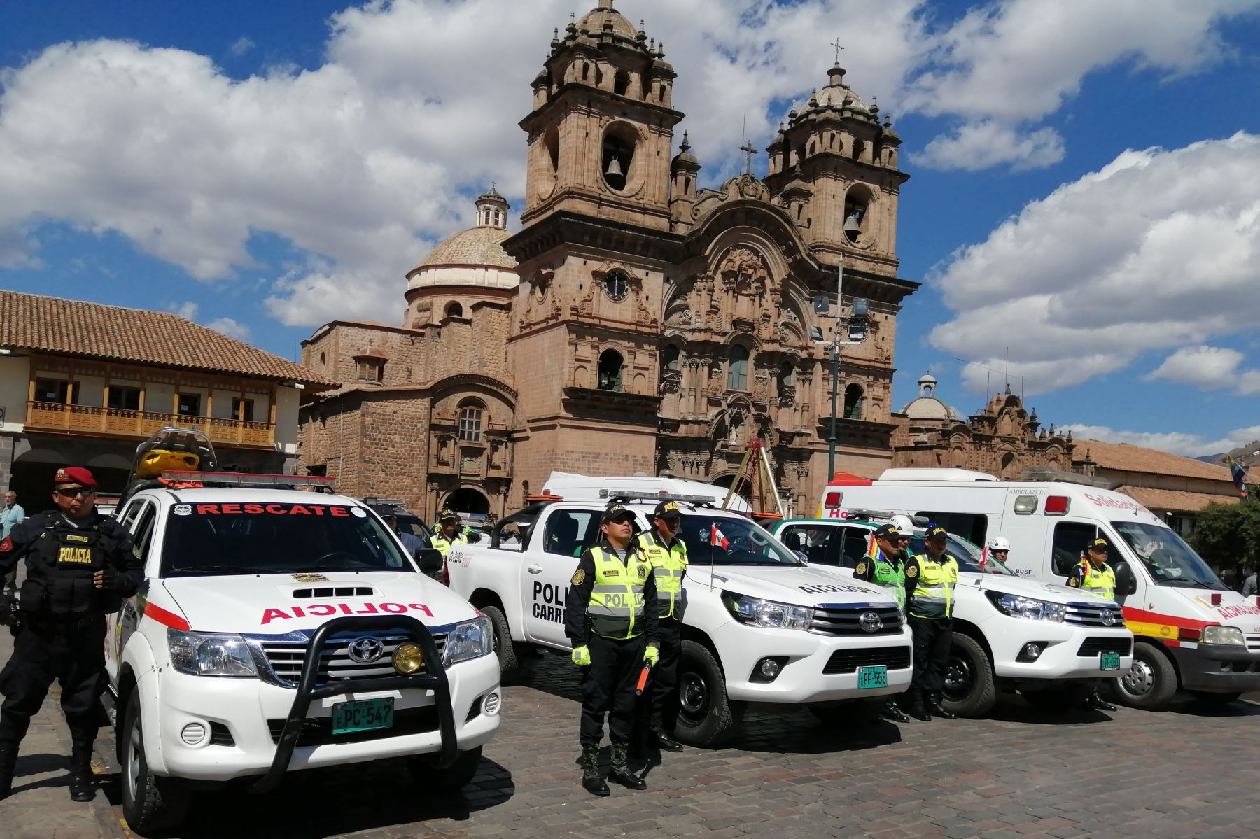 Policía de Cusco reforzará la seguridad durante escenificación del Inti Raymi para proteger a turistas y cusqueños. ANDINA/Percy Hurtado