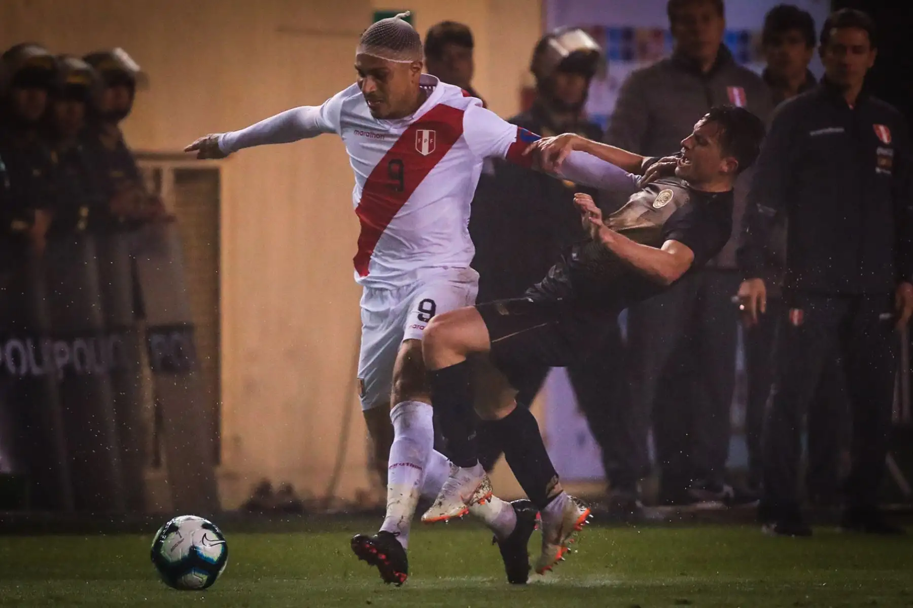 Perú vs. Costa Rica ha marcado el retorno de Paolo Guerrero. Foto: ANDINA/ Carlos Lezama