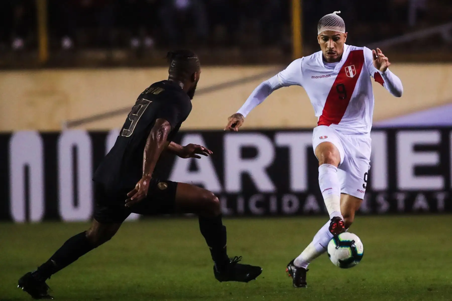 Perú vs. Costa Rica ha marcado el retorno de Paolo Guerrero. Foto: ANDINA/ Carlos Lezama