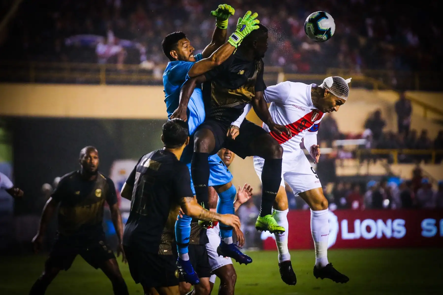 Perú vs. Costa Rica ha marcado el retorno de Paolo Guerrero. Foto: ANDINA/ Carlos Lezama