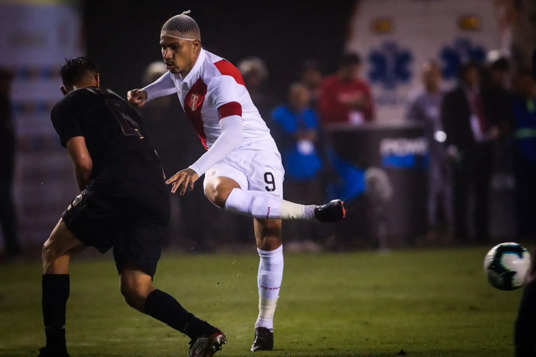 Perú vs. Costa Rica ha marcado el retorno de Paolo Guerrero. Foto: ANDINA/ Carlos Lezama